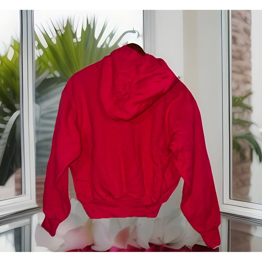Yeezy Gap Hoodie Men Small Red‎ Heavy Thick Kangaroo Pocket Long Sleeves